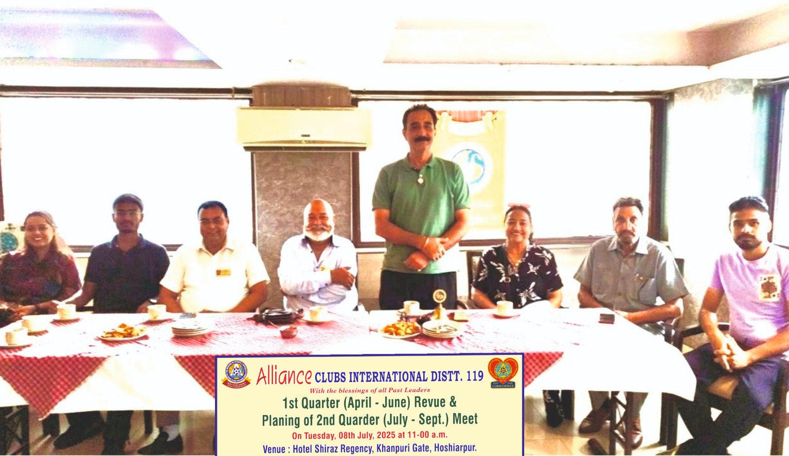 First quarterly review and second quarterly planning meeting organized.